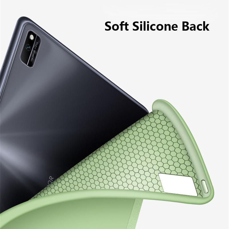 Funda For Huawei MatePad SE 11 2024 Чехол Чехол Tri-Fold PU Кожа Силиконовый Складной Чехол Подставка Для Matepad SE 11 Чехол Coque