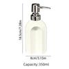 Многоразовая керамическая бутылка для жидкого мыла для рук, нажимного типа, бутылки для хранения жидкого лосьона, бытовая