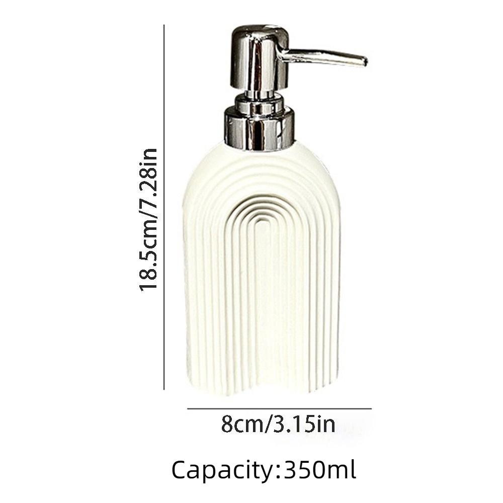 Многоразовая керамическая бутылка для жидкого мыла для рук, нажимного типа, бутылки для хранения жидкого лосьона, бытовая
