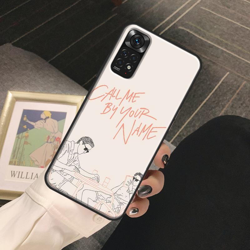 Чехол 'Назови меня своим именем' для Redmi Note 12 Pro 8 9 10 11 Pro Note 12S 11S 10S 9S 8T Redmi 12C 10C 10A 9C