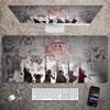 Japanese Anime Mousepad Large Gaming Mouse Pad LockEdge Thickened Computer OOne Piece DLLuffy Zoro Keyboard Table Desk Mat
