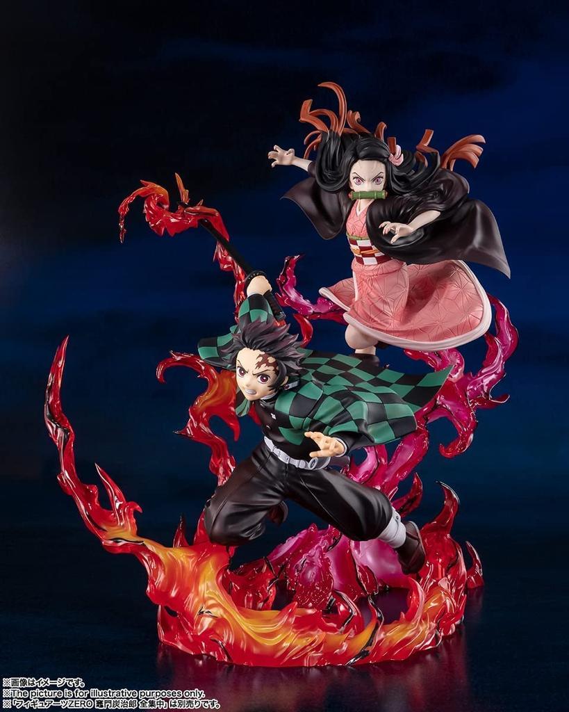 TAMASHII NATIONS FiguartsZERO Клинок, рассекающий демонов Kimetsu no Yaiba Незуко Камадо Искусство демона крови 240 мм Раскрашенная полная фигурка BAS61514 Убийца Прибл.. ПВХ/АБС