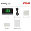 Car HUD Digital Speedometer Universal Head Up Windshield Projector GPS Big Font KM/H MPH Speed Meter Plug and Play for All Cars