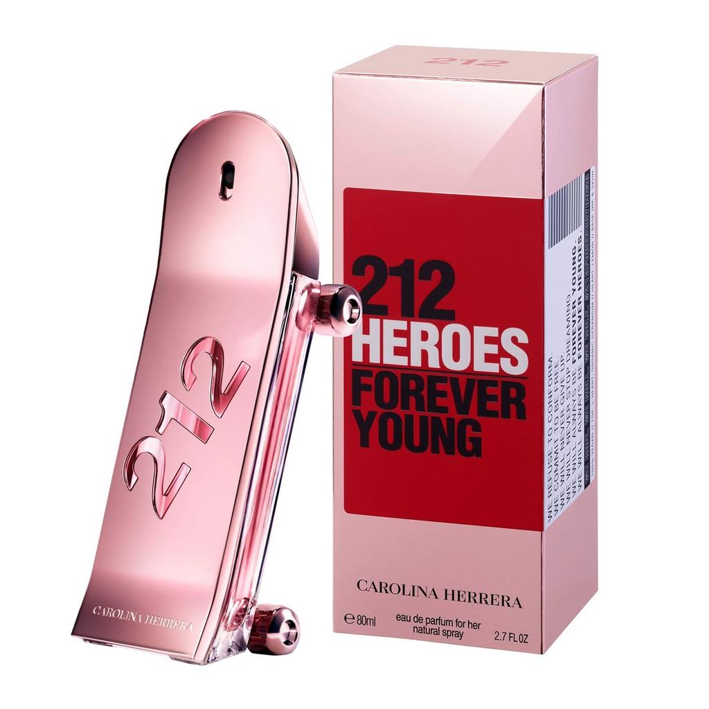 Carolina Herrera, 212 Heroes Forever Young, Eau De Parfum, For Women, 80 ml