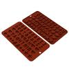 Silicone Chocolate Mold Set Letters Numbers Waffle Heart Shape DIY Baking Tool Birthday Easter Christmas