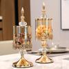 1pc European Style Vintage Storage Jar with Lid - Elegant Candy Box for Living Room Coffee Table and Desktop Decoration