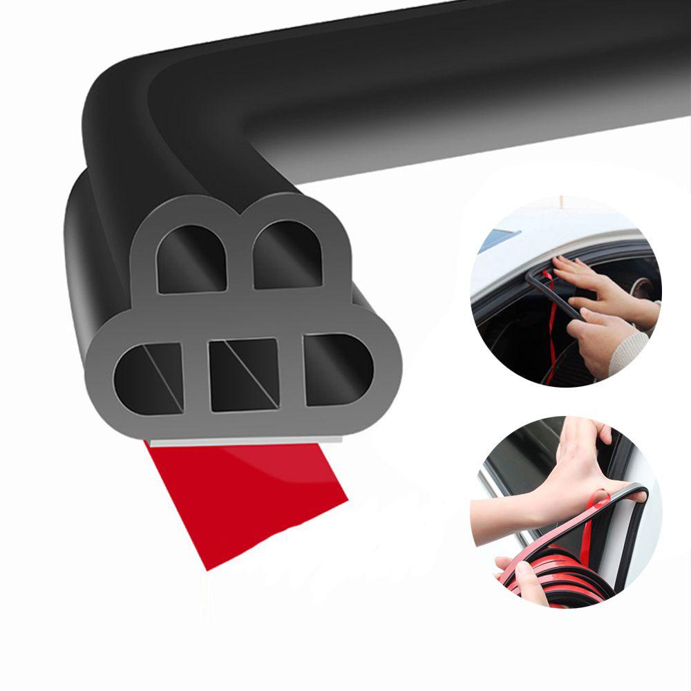 Double Layer Protector Windshield Weatherstrip Car Door Seal Strip Trunk Sealer Noise Insulation