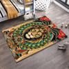 Majestic Lion with Crown and Eagle Art Design Living Room Carpet Suitable for use as an anti-slip for living room bedroom sofas