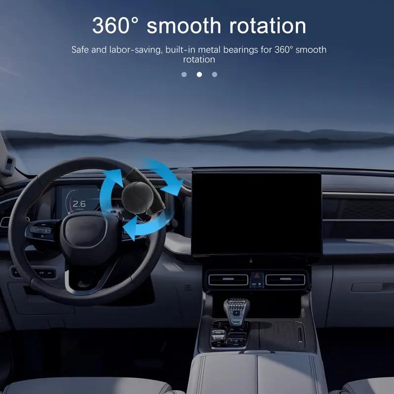 Увеличьте мощность поворота вашего автомобиля с помощью этой поворотной ручки на рулевом колесе на 360° Шаровая рукоятка - Вспомогательные аксессуары для вождения легкового грузовика