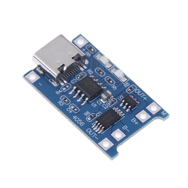 Тип-C Tp4056 18650 Плата зарядки литиевой батареи 5 В 1 А Модуль защиты