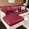 Waterproof PU Leather Sofa Cover For 1 2 3 4 Seater Removable Washable Sofa Cushion Protector Anti Dirt Sofa Slipcovers