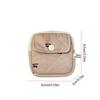 Pendant Small Makeup Lipstick Bag Flower Mini Canvas Storage Bag  Female/Girls