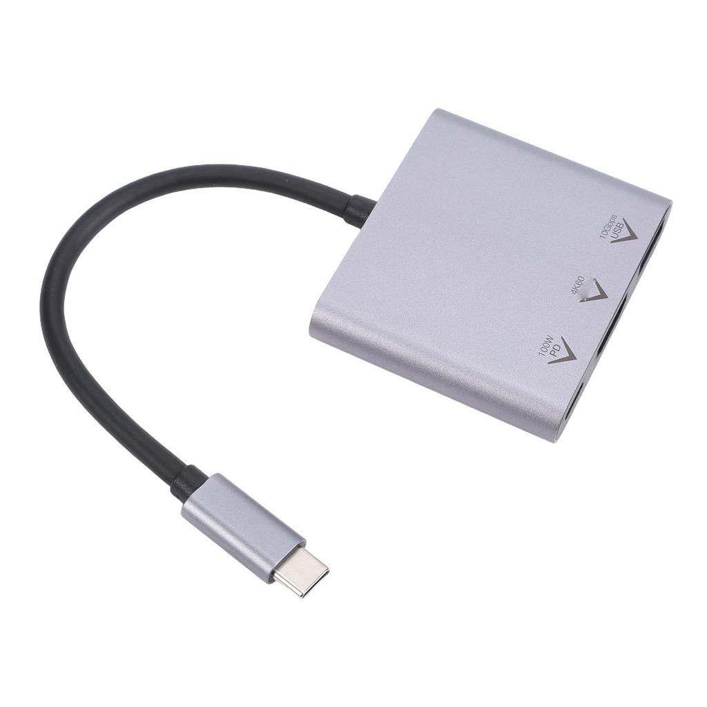 USB-C концентратор 3 в 1 Мультипортовый адаптер 4K HD Мультимедийный интерфейс Порт PD100W Порт USB3.2 Порт OTG Тип C Док-станция для