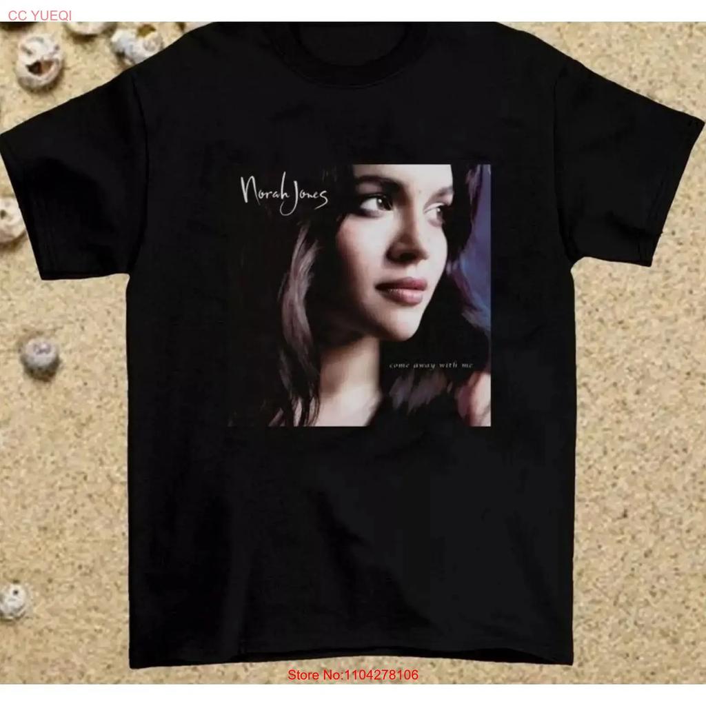 Norah Jones Cotton Black T Shirt For Fan Vintage Fashion Unisex Casual Designer Clothes Versatile Breathable Stretched