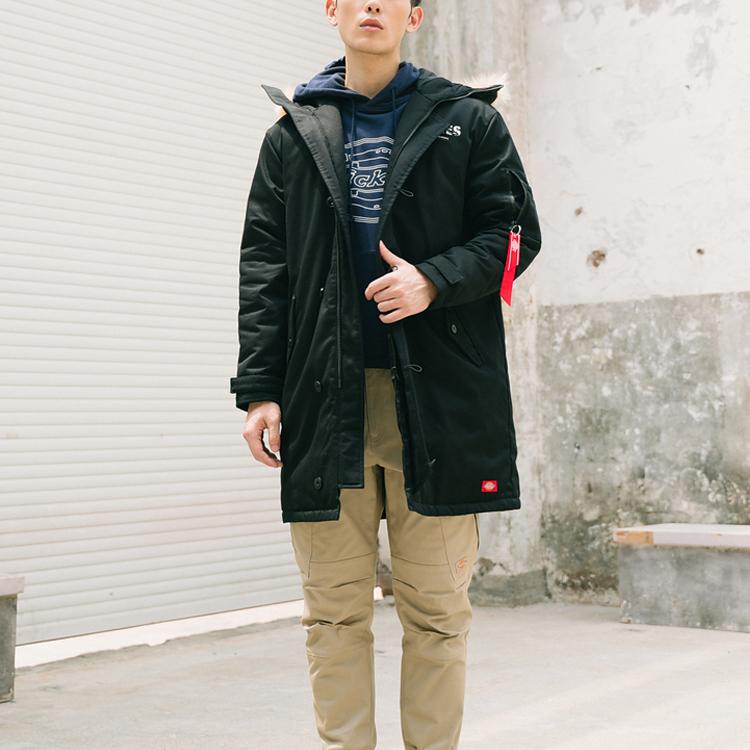 Dickies Мужская пуховая куртка черная DK008139BLK