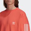 Adidas Оригинальная спортивная повседневная кофта с круглым вырезом, дышащая толстовка с длинным рукавом, унисекс, толстовка оранжевого цвета HC1996