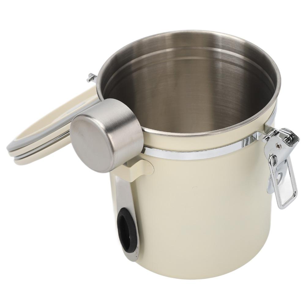 Stainless Steel Body Coffee Bean Storage Container For Coffee Beans