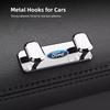 Car Zinc Alloy Storage Hooks Interior Organize Tools Accessories For Ford Focus Fiesta Puma Ranger Kuga MK7 MAX F150 Mondeo