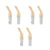 6 Pcs Gold Plated 4mm Banana U Fork Y Spade Plug Speaker Wire Connector Screw Type Solder Free