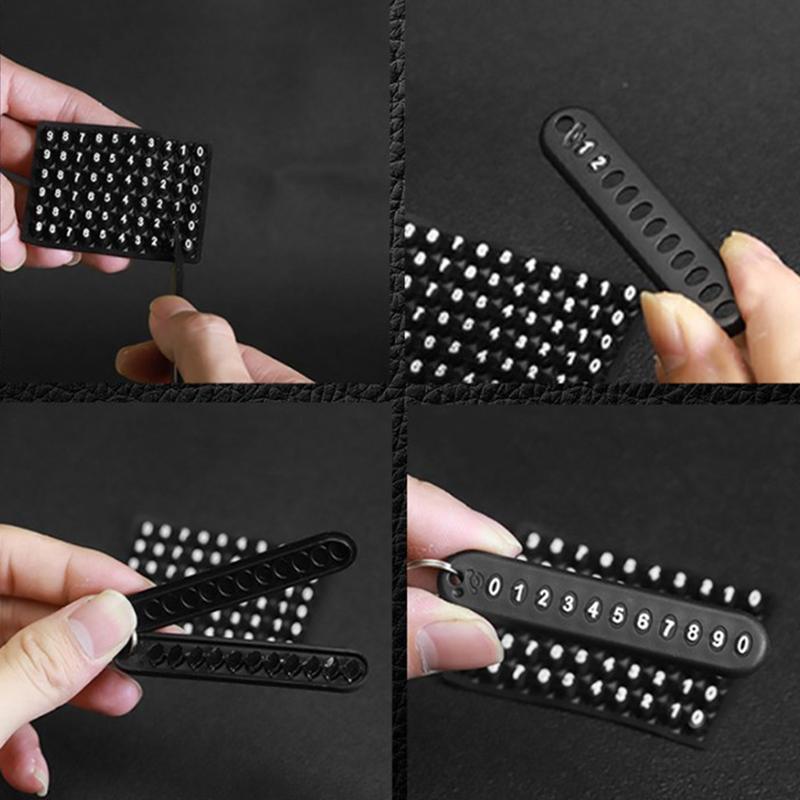 Braided Pendant Keychain Gift For Husband High Car Key Ring Anti Lost Number