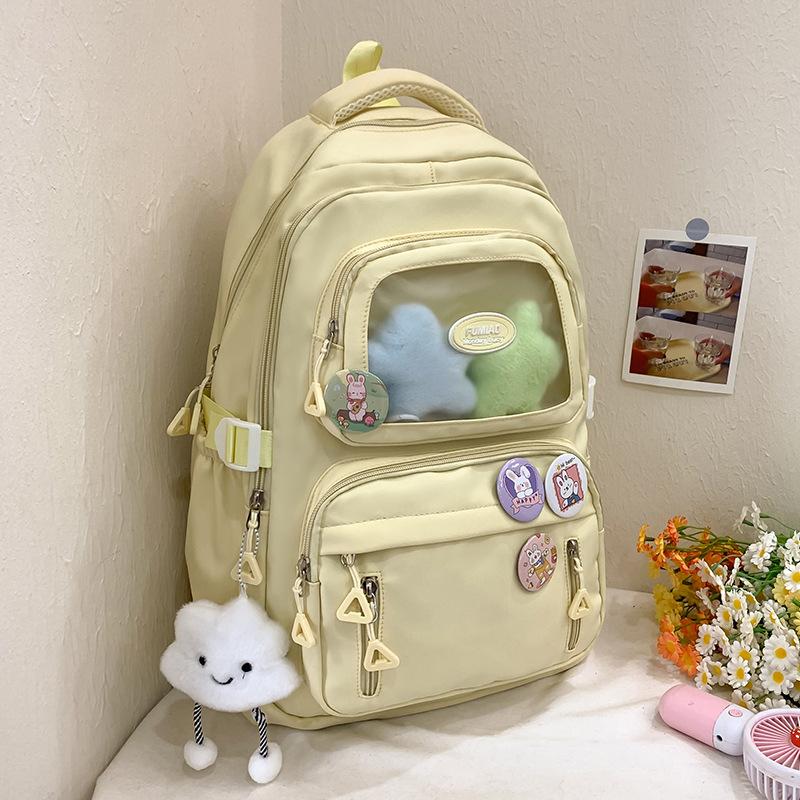 School Bag Children's Elementary School Students Girls Junior High School Students High School Two-piece Set Backpack