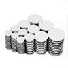 5pcs Round Sticky Magnets Disc NdFeB Powerful Magnets Adhesive Magnet  Crafts DIY Fixation