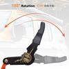 JEELAD Ratchet Belt, Tie-Down Belt, Secures Cargo, 1m, 2m, 3m, 5m Length, 800kg Breaking Load, Lashing, Cargo Tensioner, for Cars, Moving, Transport,