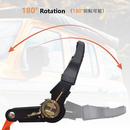 JEELAD Ratchet Belt, Tie-Down Belt, Secures Cargo, 1m, 2m, 3m, 5m Length, 800kg Breaking Load, Lashing, Cargo Tensioner, for Cars, Moving, Transport,