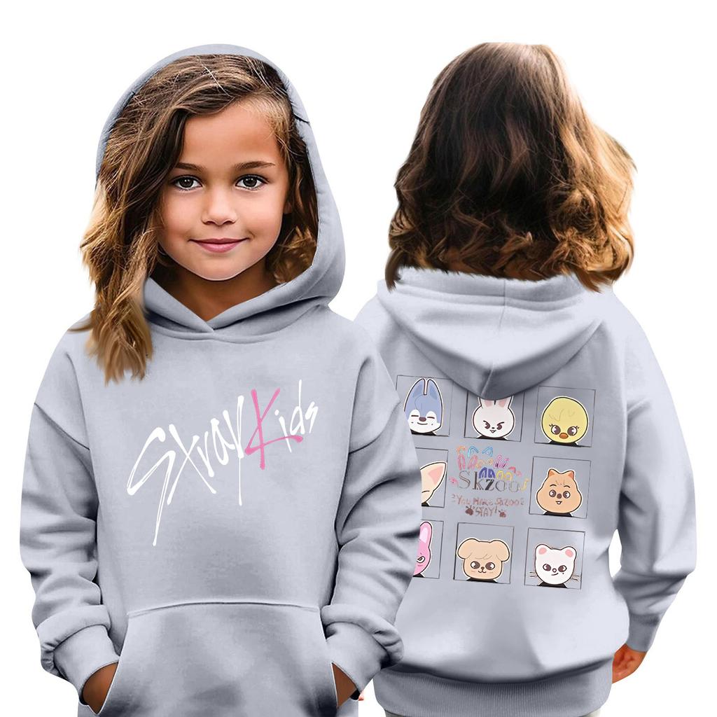 Kids Fashion Casual Top Stray Kids Korean Combo Printed Pullover Sweatshirt