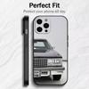 1976 Классические Винтажные Автомобили S-SevilleES Чехол для Телефона для iPhone17,16,15,14,13,12 Plus,Max Мягкий Силиконовый Черный Чехол