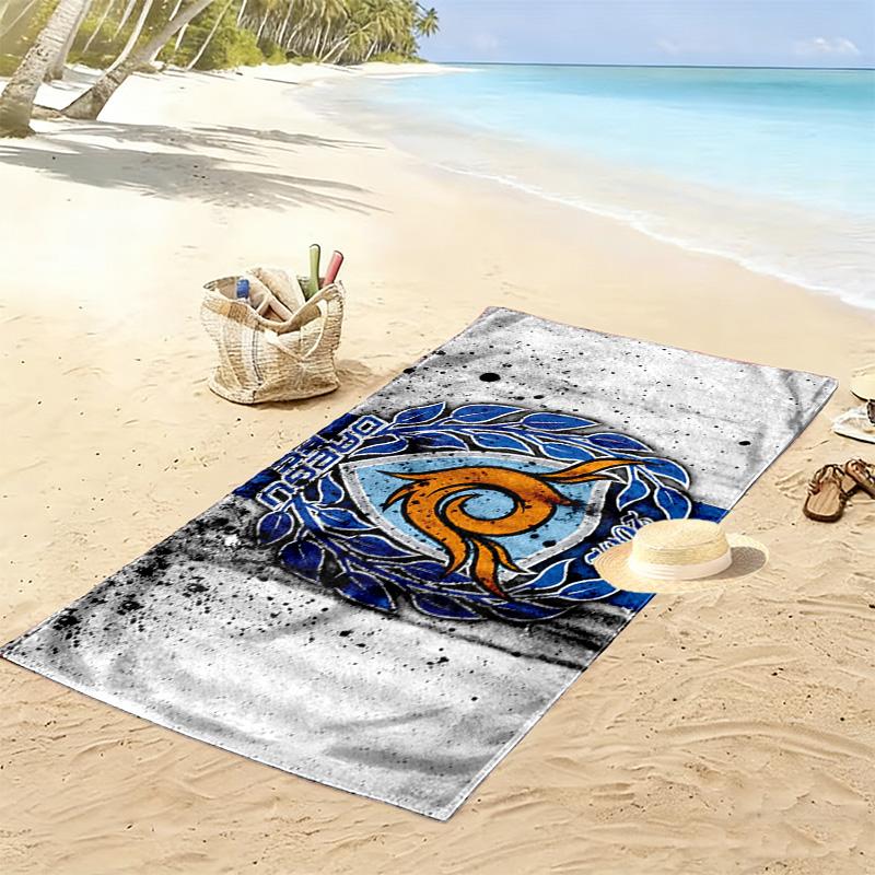 Daegu FC Print Beach Towel, Large Soft Quick Dry Towel for Beach Camping Swimming