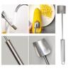 Stainless Steel Corn Cob Peeler Tool Magic Corn Stripper Easy Corn Thresher with Long Handle Sharp Blade Kitchen Gadget for Home Restaurant Use