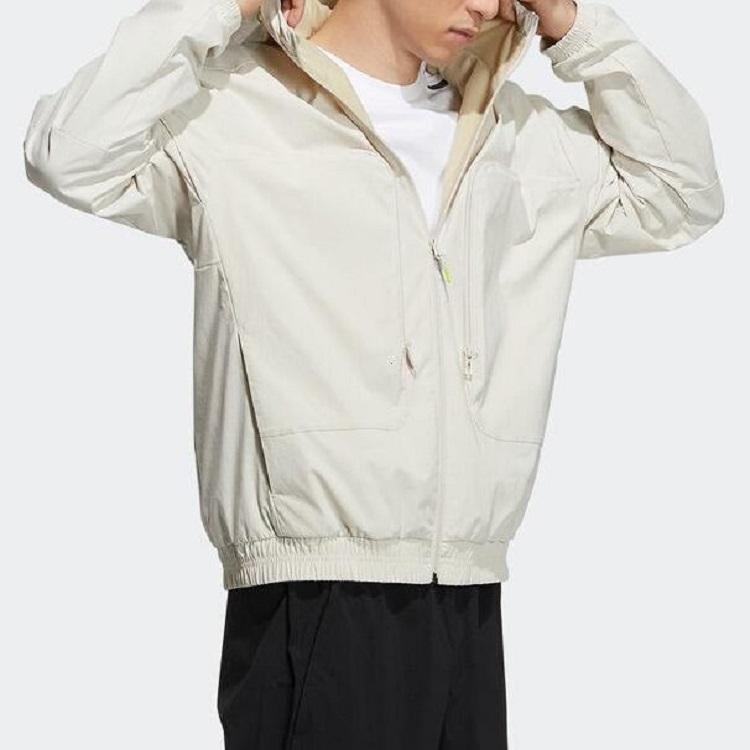 Adidas Jackets Men's Brown Hooded Moderate Other H38402