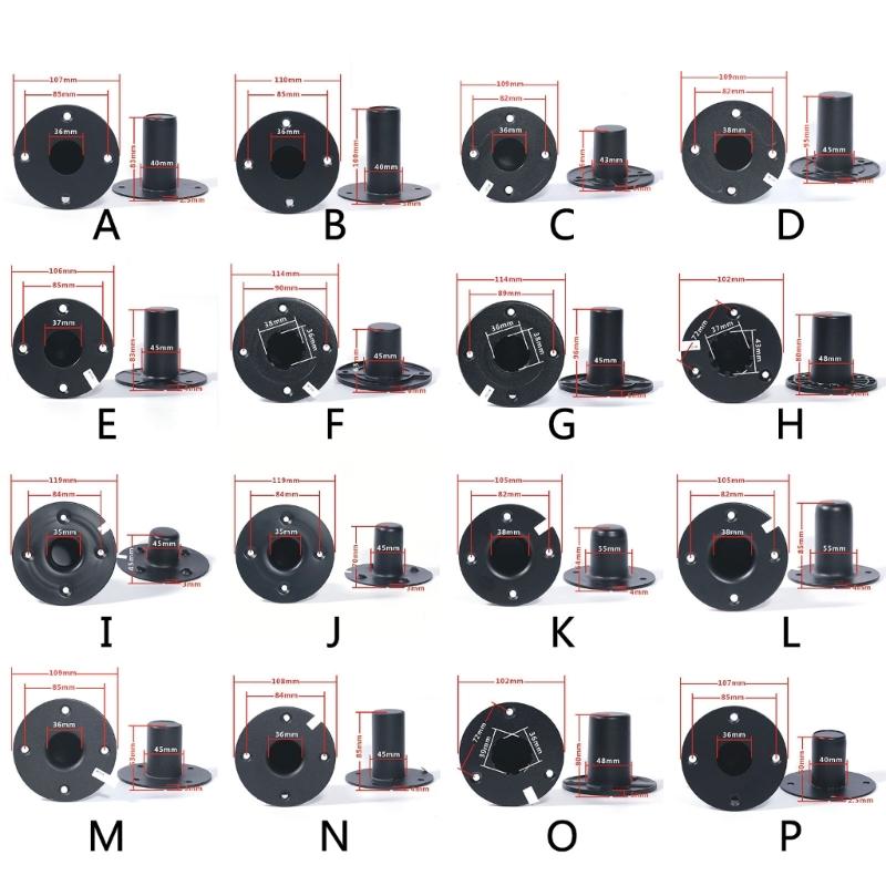 Heavy Duty Metal Speaker Stand Base Iron Lower Sound Seats for Professional Stage Use Easy Installation