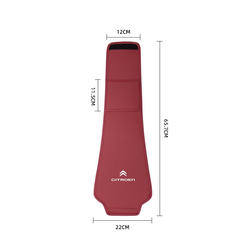 2Pcs Leather Car Pillowcase Car Supplies Headrest Cover For Citroen C5X e-C4 X e-C3 C4 C3 C5 Berlingo C-Elysee C-Crosser C1 C6 NF2
