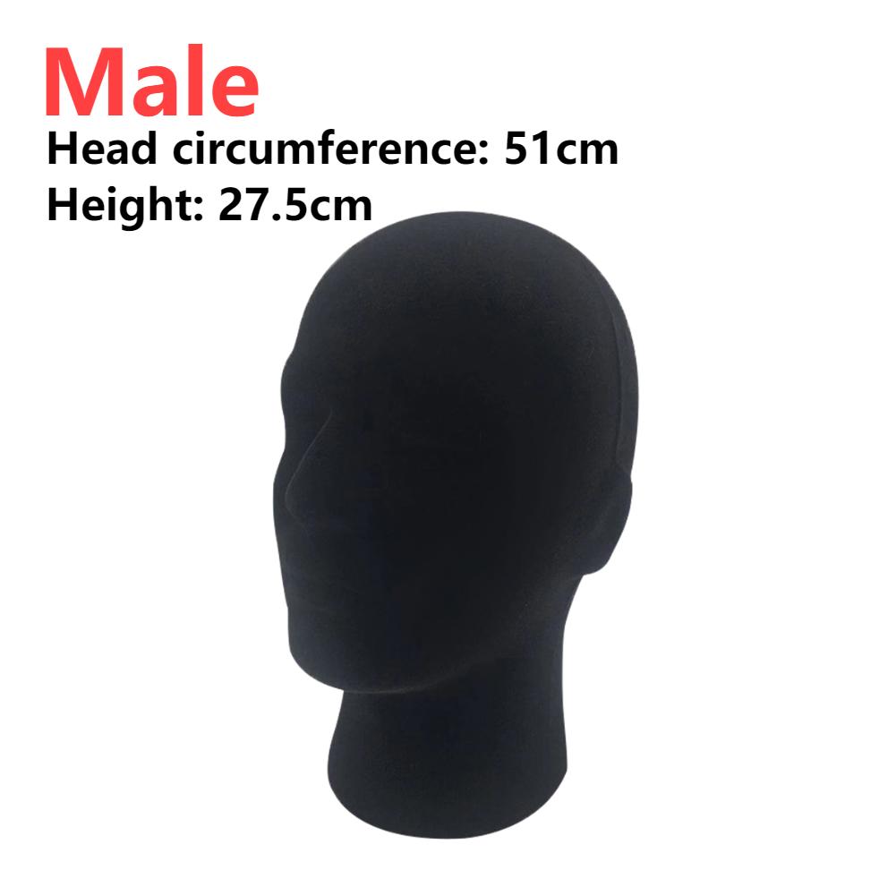 1PCS Male Female Foam Mannequin Head Model Hat CAP Wig Glasses Display Stand Rack Stable Base Shopping Mall Closet Holder