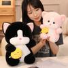 Cute Cute Holding Lemon Cat Doll Plush Toy Kitten Doll Girl Company Soothing Doll