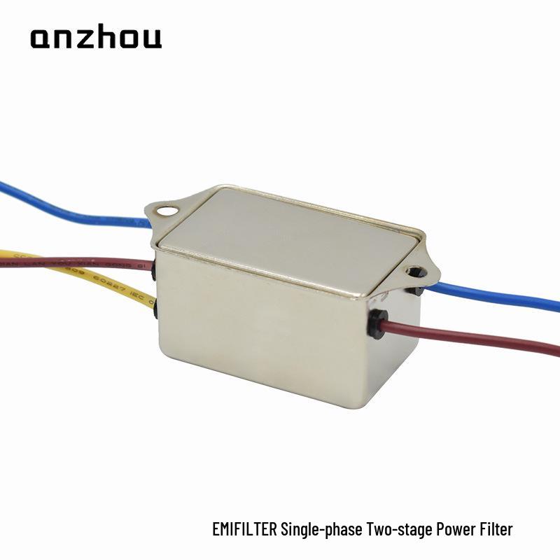 AH2102 Series Single-Phase Two-Stage AC EMI Filter: Models AH2102-10-44, AH2102-3-44, AH2102-6-44