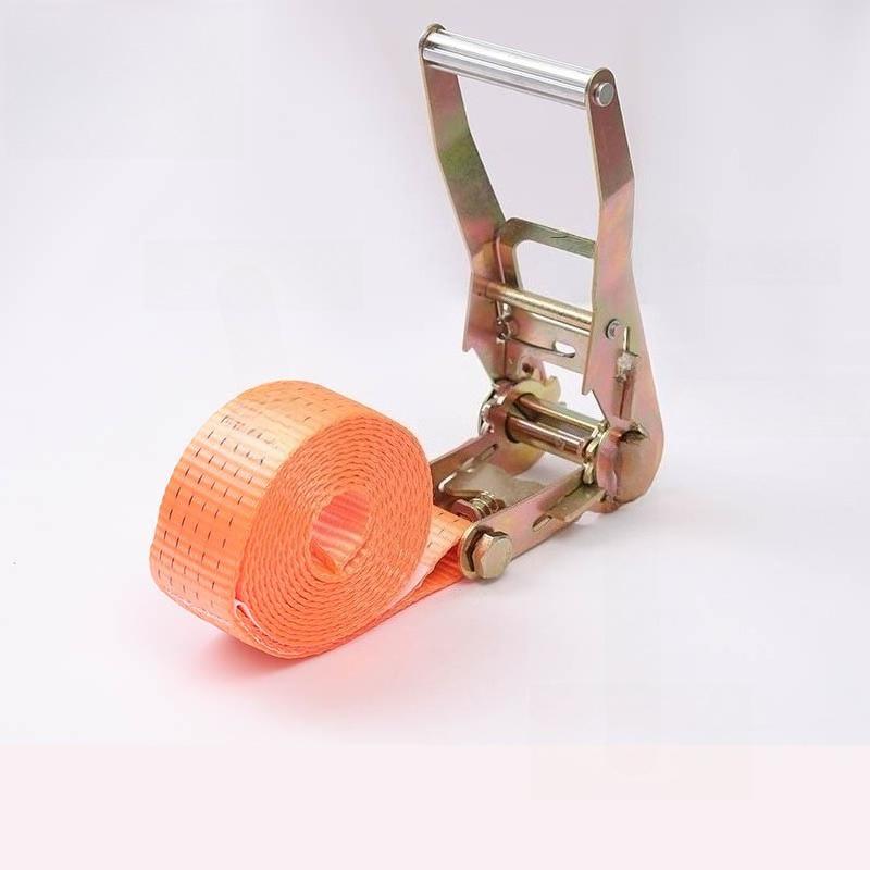Factory Unloading Lifting Ropes Hookless Tensioner 2.5/3.8/5cm Binding Belt Cargo Fixing Ratchet High-strength Fastening Straps