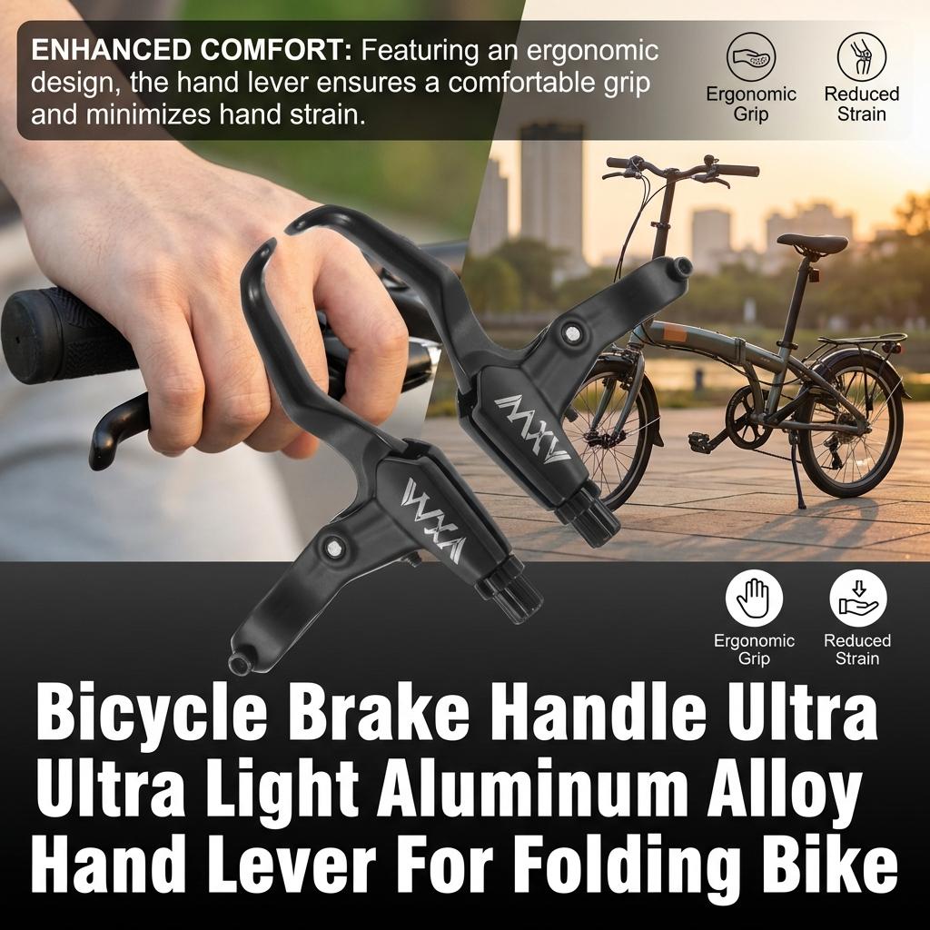Bicycle Brake Handle Ultra Light Aluminum Alloy Hand Lever Handle For Folding Bike