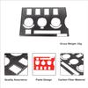 Car Air Conditioning Adjustment Switch Panel Trim Sticker Fit Toyot@a Tundra 2007-2013 Center Console Dashboard Air Conditioning Control Switch