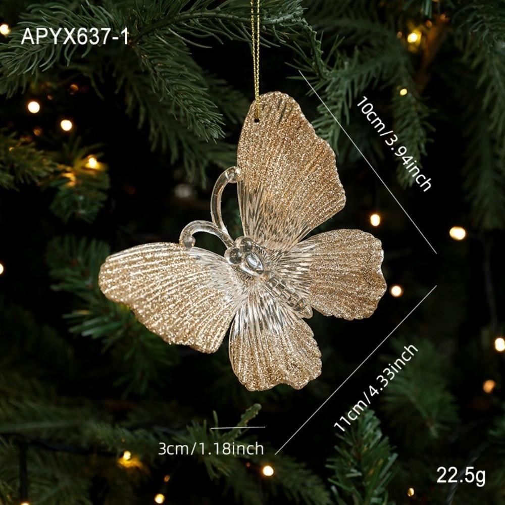 Butterfly Dragonfly Christmas Tree Hanging Ornaments Christmas Tree Decorations