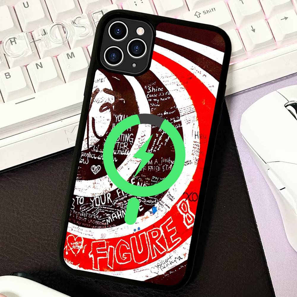 Эллиотт Смит Figure 8 Для Магнитного Матового Чехла Телефона Для IPhone 16 17 15 14 13 12 11 Для Чехла с Беспроводной Зарядкой