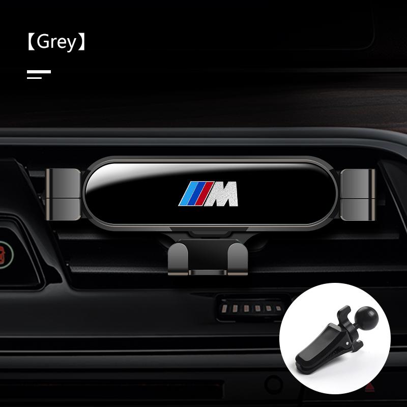 JUSK5 New 2025 Gravity Car Holder For Phone Air Vent Clip Mount Mobile Cell Stand For BMW M Power Sport M1 M3 M4 M5 M6 E90 F30 X4 X5 X