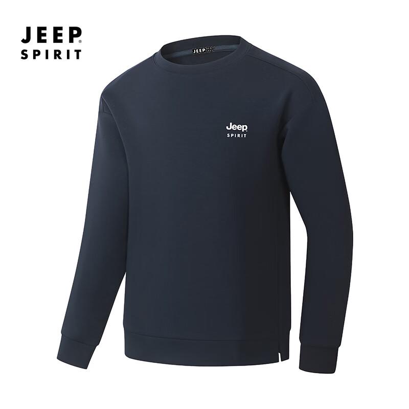 Мужская повседневная толстовка JEEP SPIRIT с круглым вырезом и эффектом воздушной прослойки