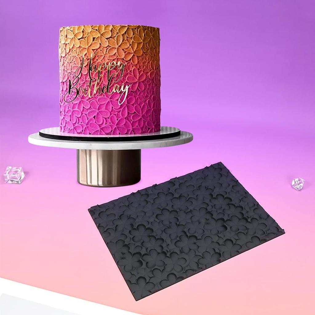 Mostsom Силиконовая кружевная форма для торта, Матрица с цветочным оттиском для выпечки, Антипригарный гибкий силиконовый коврик для украшения тортов, печенья, выпечки, шоколада,