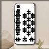 Creative puzzle   Phone Case Black Silicone Soft For Samsung Galaxy A73,A72,A71,A70,A53,A52,A51