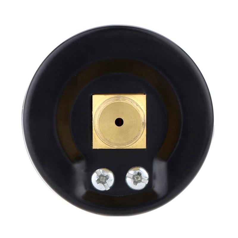 AA81-5X Pressure Gauge - 0 - -30Inhg 0 - -1 Bar Mini Dial Air Vacuum Pressure Gauge Pressure Gauge Pressure Gage Black
