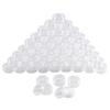 100 Pcs 5ml Clear Plastic Pot Jars Cosmetic Containers Sample Container Mini Bottle