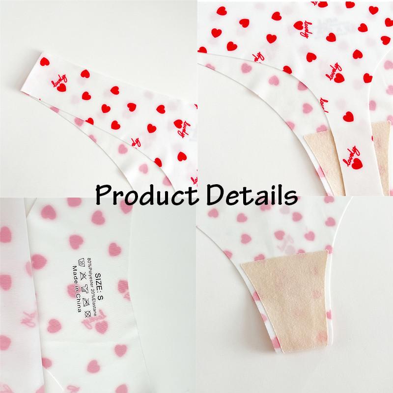 FINETOO Бесшовные стринги для женщин, комфортное нижнее белье с принтом на Т-образной спинке, сексуальное нижнее белье, стринги, сексуальные трусики